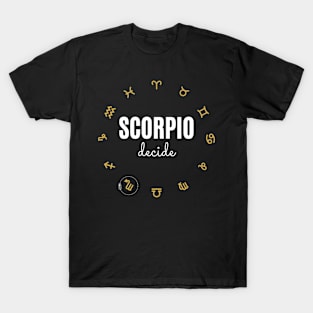 Scorpio Zodiac Horoscope T-Shirt